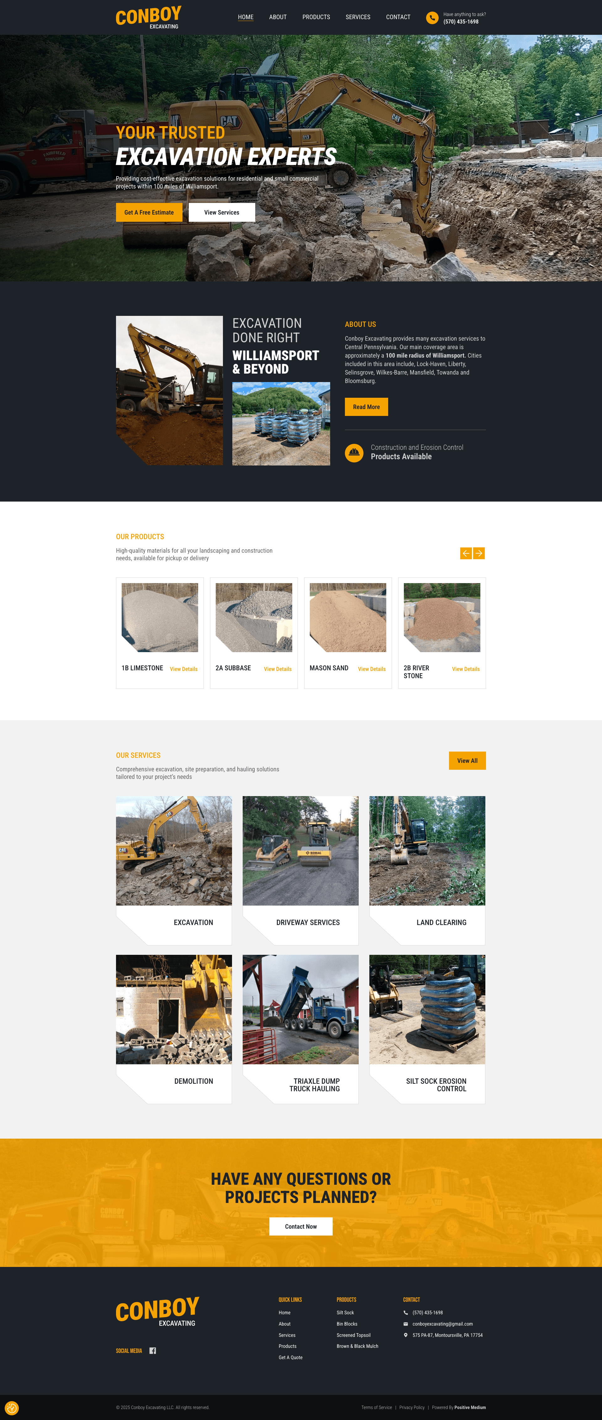 A screenshot of a website