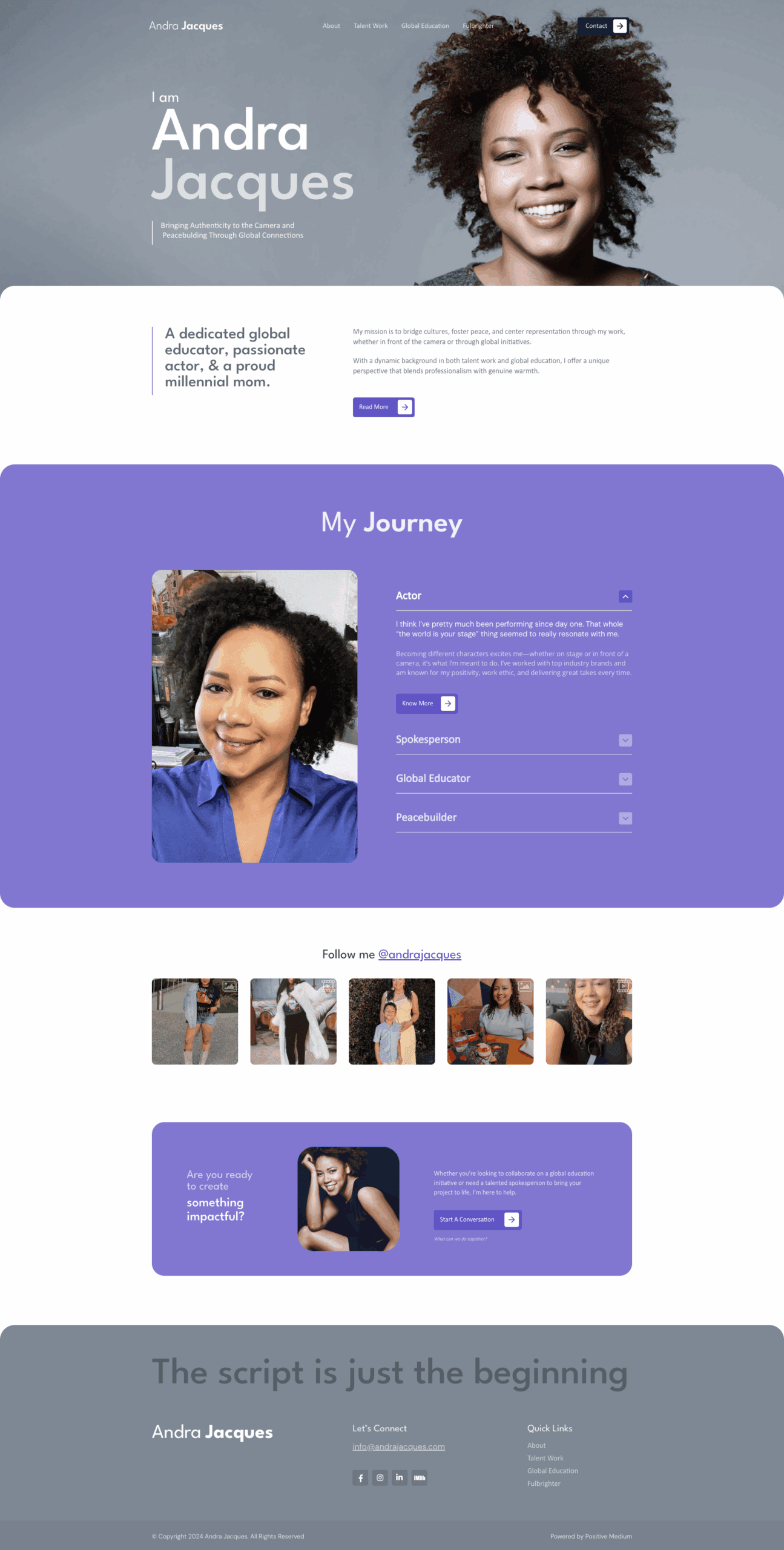 A screenshot of a website