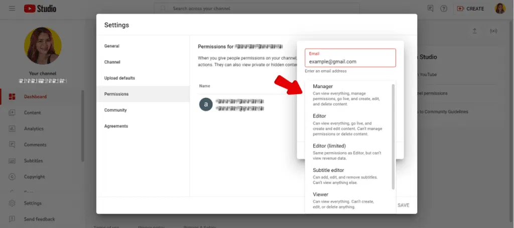 How to Grant Access to Your YouTube Channel 5 6