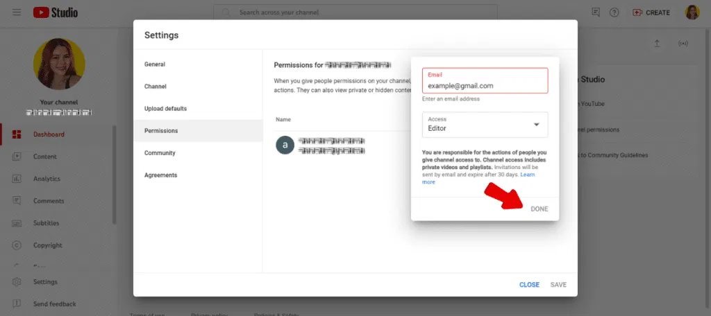 How to Grant Access to Your YouTube Channel 6 7